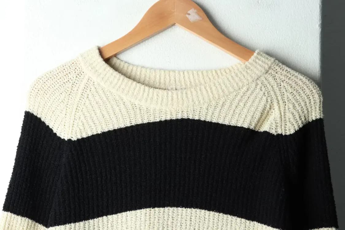 W(M-L) 아르켓 니트 나그랑 스트라이프 루즈핏-16291 상품이미지3