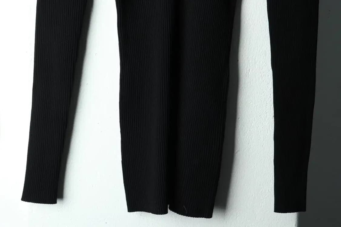 W(L-XL) 아르켓 니트 슬림핏 골댄 블랙-16292 상품이미지4