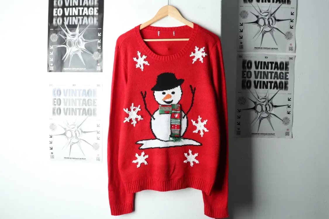 (M-L) 브랜드빈티지 니트 크리스마스 눈사람-16295 상품이미지2