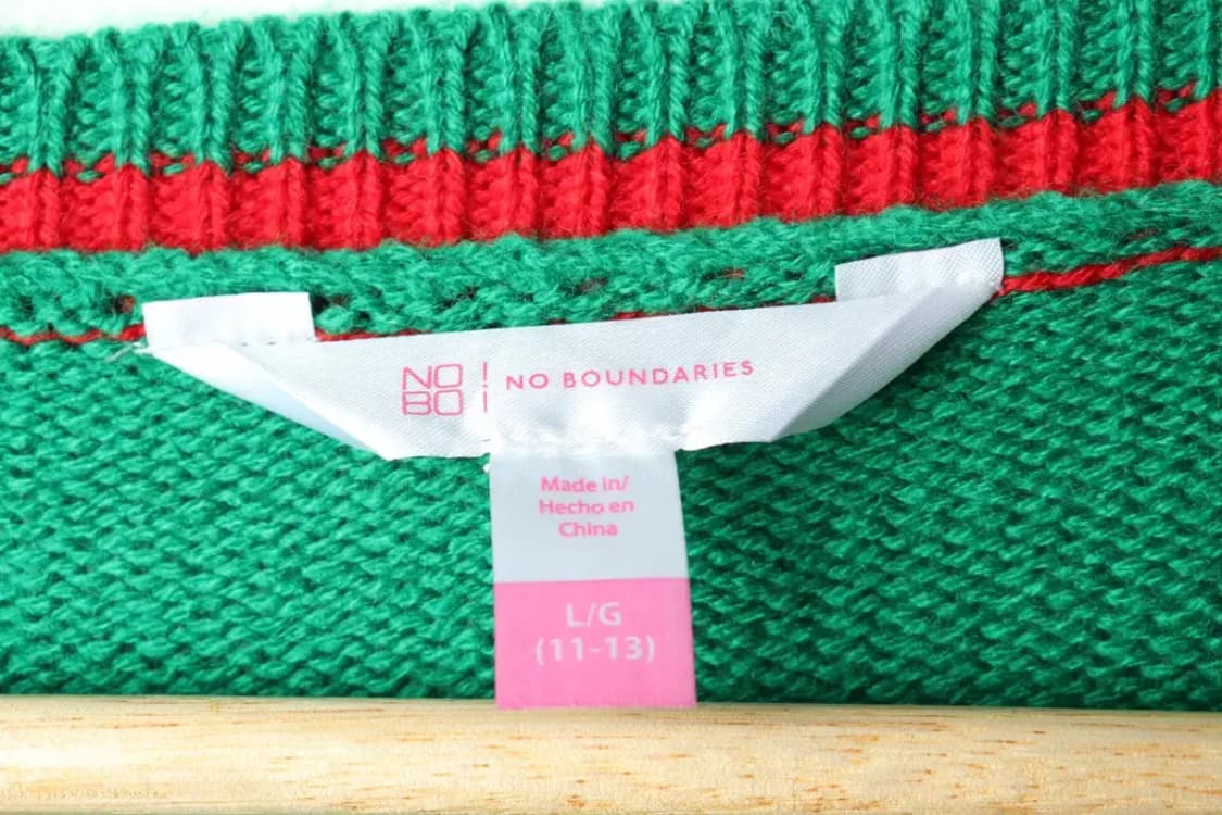 W(S) 브랜드빈티지 니트 크리스마스 방울 그린-16297 상품이미지6