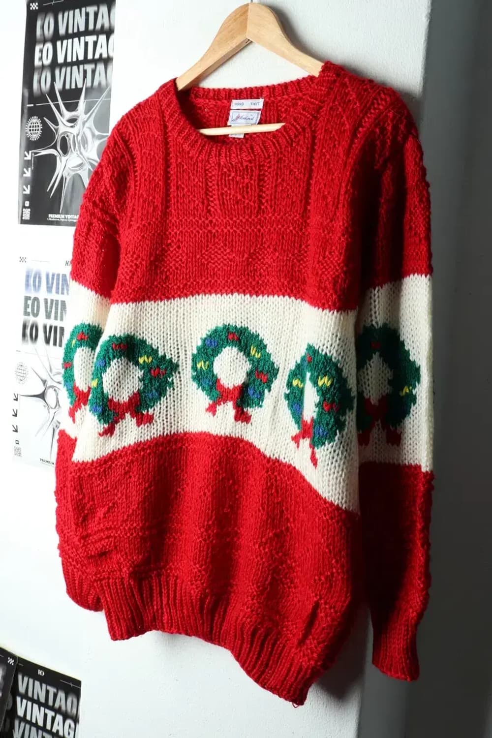 (L-XL) 브랜드빈티지 니트 크리스마스 핸드메이드-1629D 상품이미지1