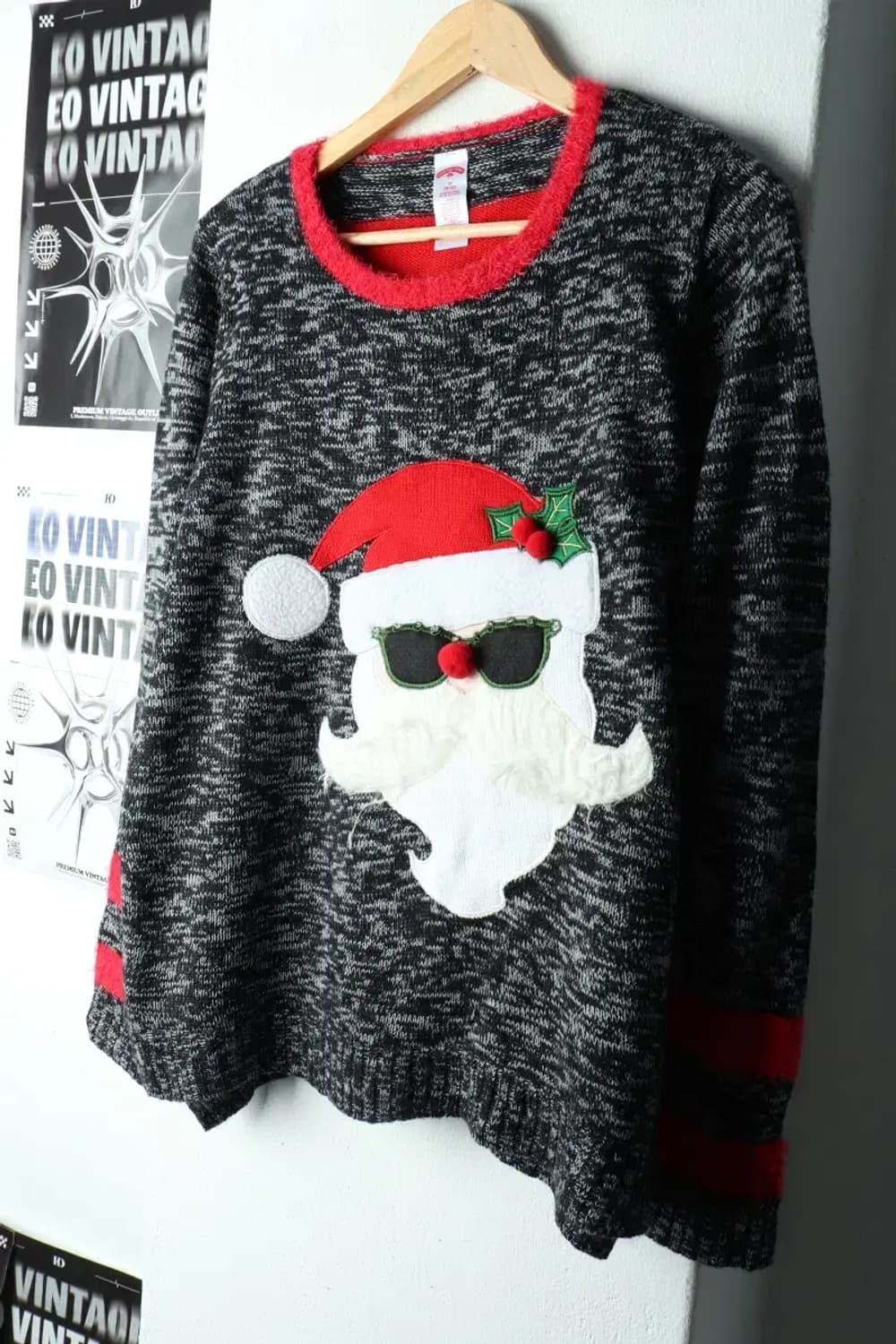 W(M-L) 브랜드빈티지 니트 크리스마스 산타-1629E 상품이미지1