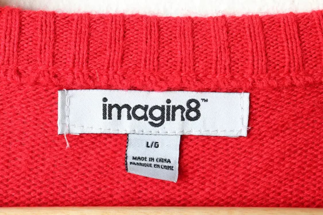 (L-XL) 브랜드빈티지 니트 크리스마스 알파카 레드-1629F 상품이미지6