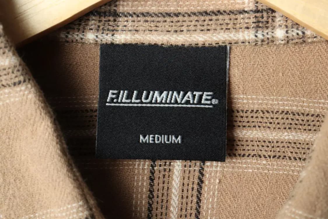 (M) 필루미네이트 셔츠 남방 체크 브라운 플란넬-1639C 상품이미지6