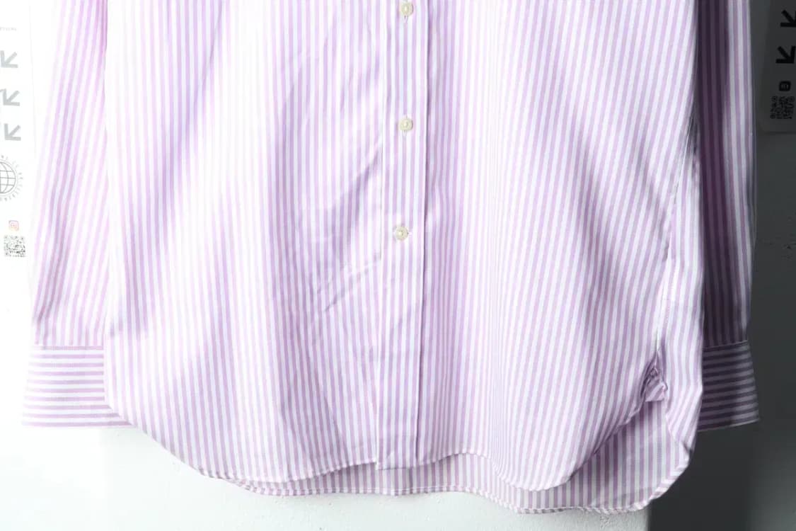 (L-XL) 폴로 랄프로렌 셔츠 남방 스트라이프 퍼플 포니-163A0 상품이미지4