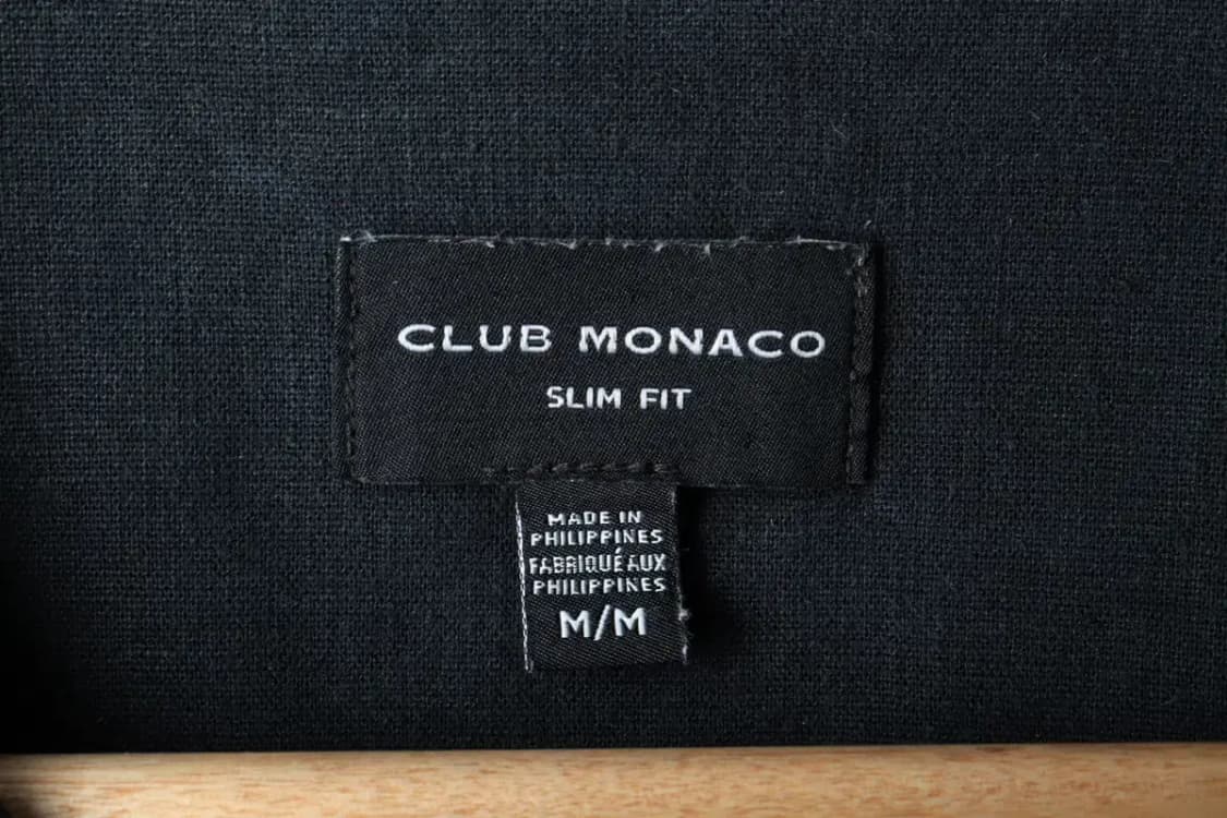 (M-L) 클럽모나코 셔츠 남방 한섬 네이비 린넨 마-163A2 상품이미지5