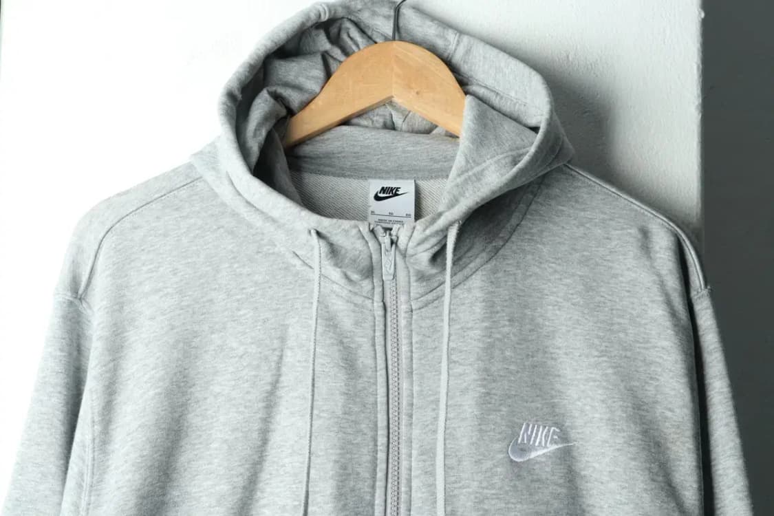 (XL) 나이키 후드집업 그레이 올드스쿨-163A3 상품이미지3