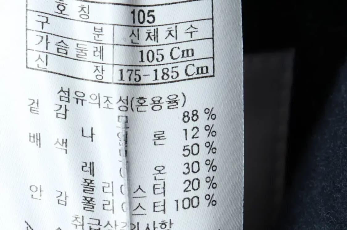 (XL) 커스텀멜로우 코트자켓 네이비 울-163A6 상품이미지6