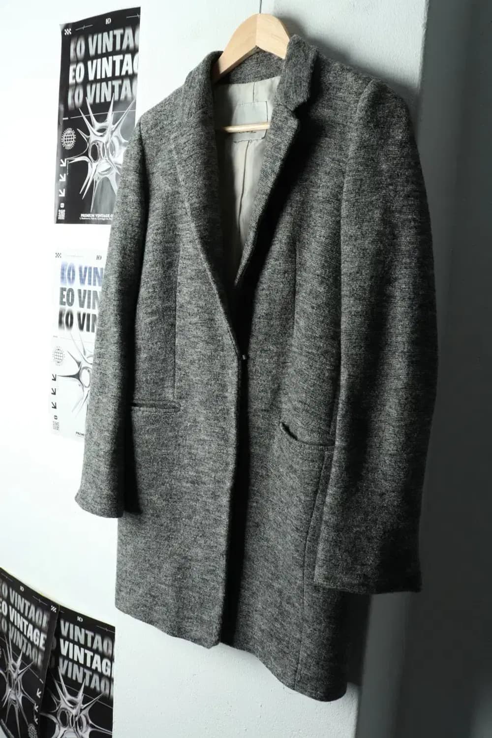 W(S-M) 주크 쥬크 코트자켓 싱글 그레이 울-163A7 상품이미지1