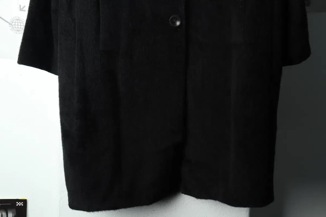 W(S-M) 마인 코트자켓 한섬 알파카 블랙-163AA 상품이미지4