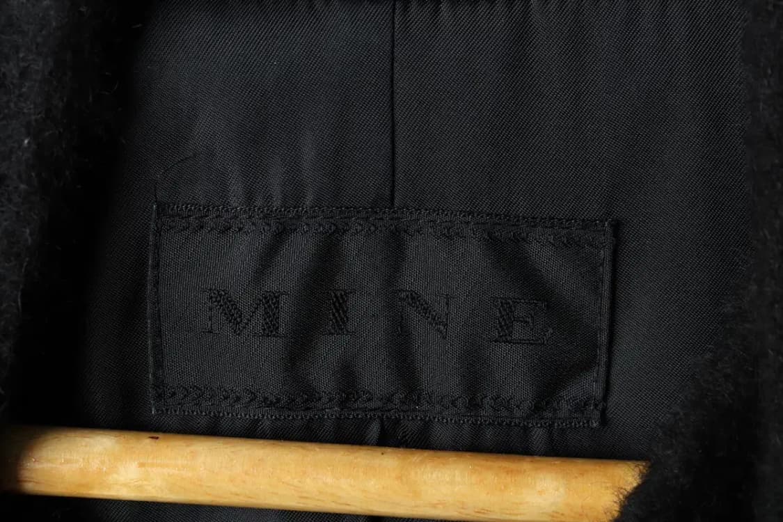 W(S-M) 마인 코트자켓 한섬 알파카 블랙-163AA 상품이미지5