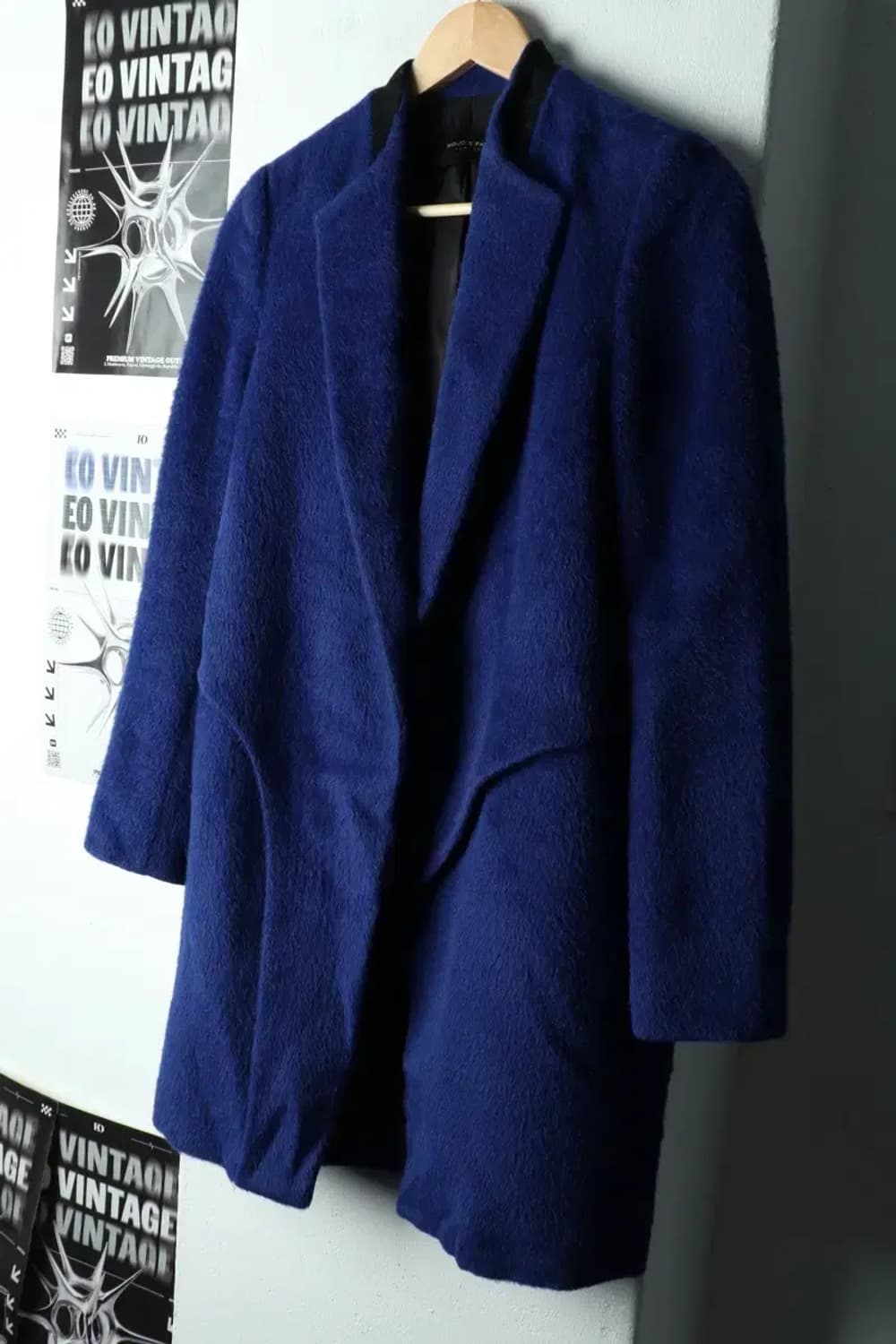 W(M) 모죠에스핀 코트자켓 알파카 블루-163AB 상품이미지1