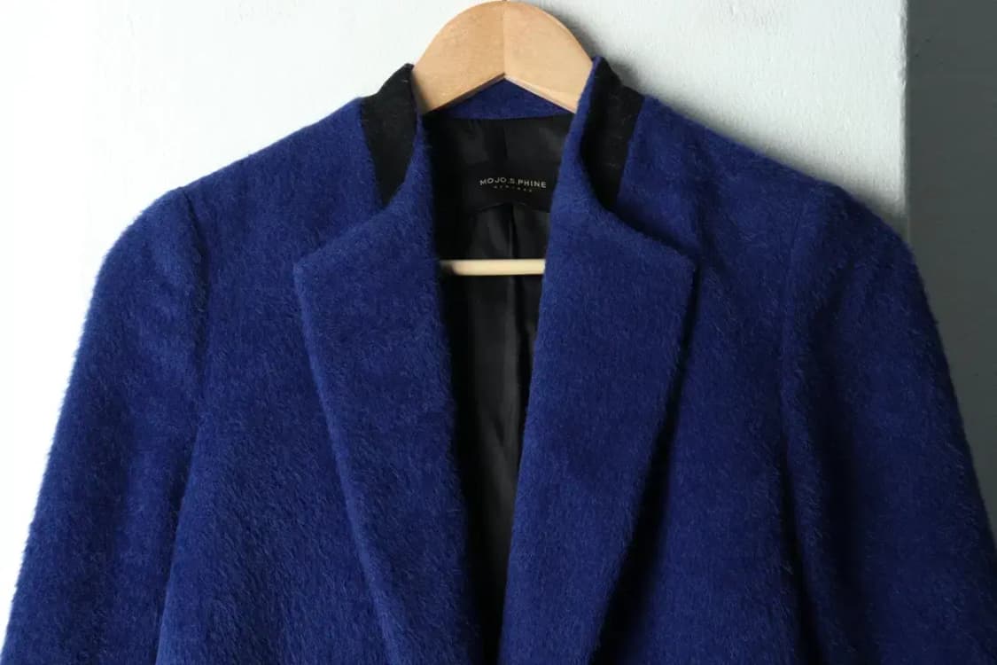 W(M) 모죠에스핀 코트자켓 알파카 블루-163AB 상품이미지3