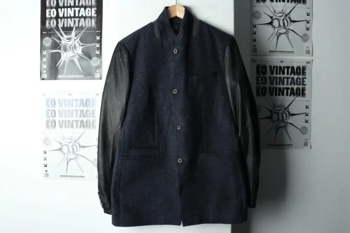 (L) 질스튜어트 코트자켓 블루 레더 울-163AC 상품이미지2