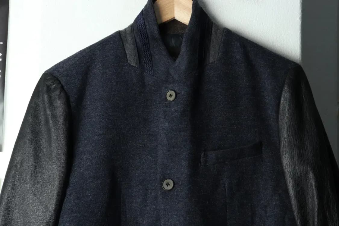 (L) 질스튜어트 코트자켓 블루 레더 울-163AC 상품이미지3