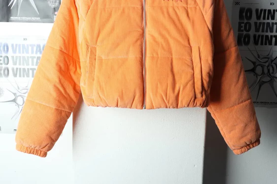 W(M-L) 나이키 패딩 점퍼자켓 써마 핏 코듀로이 크롭 키치-163AD 상품이미지4