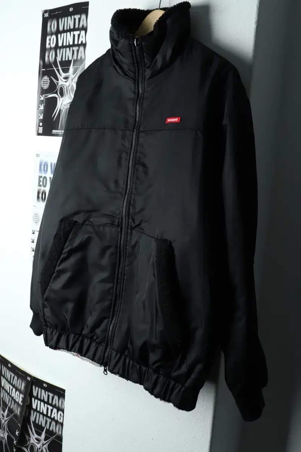 (L) 르꼬끄 패딩 점퍼자켓 리버시블 후리스 체크-163B0 상품이미지1