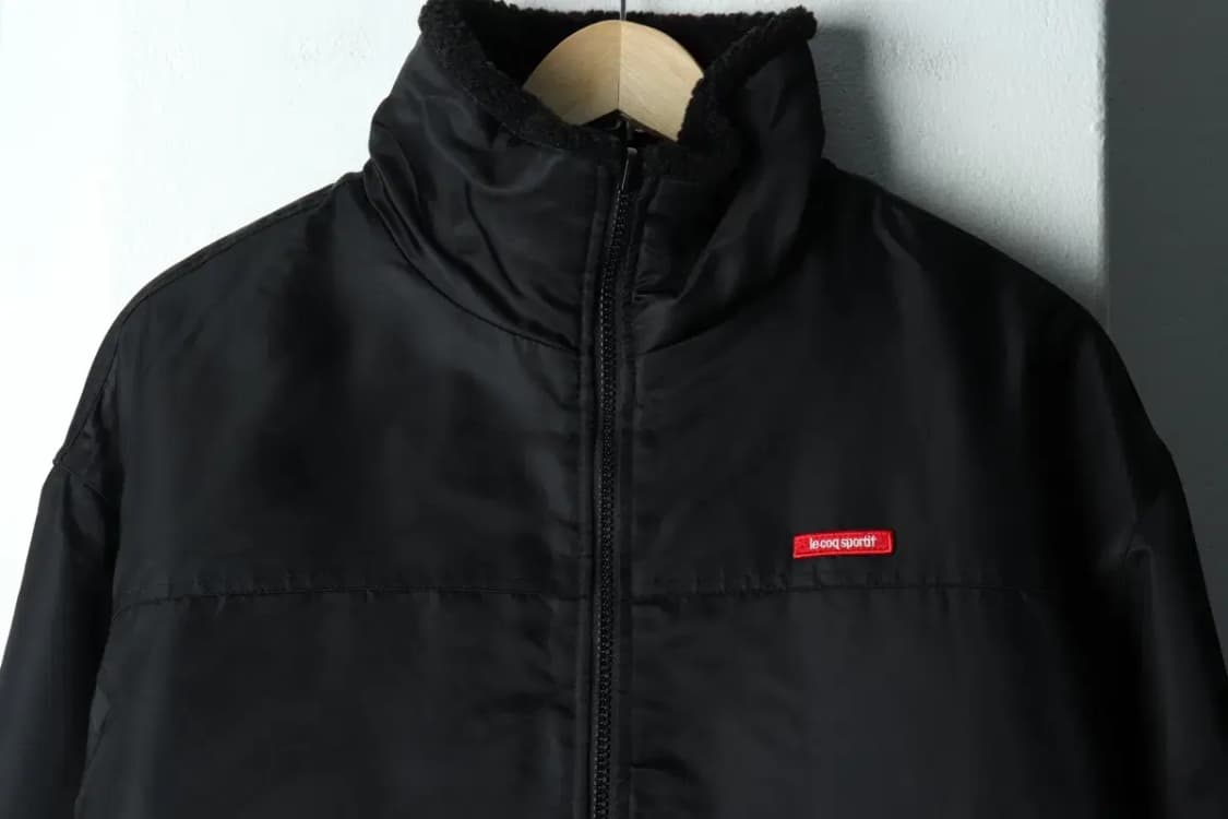 (L) 르꼬끄 패딩 점퍼자켓 리버시블 후리스 체크-163B0 상품이미지4