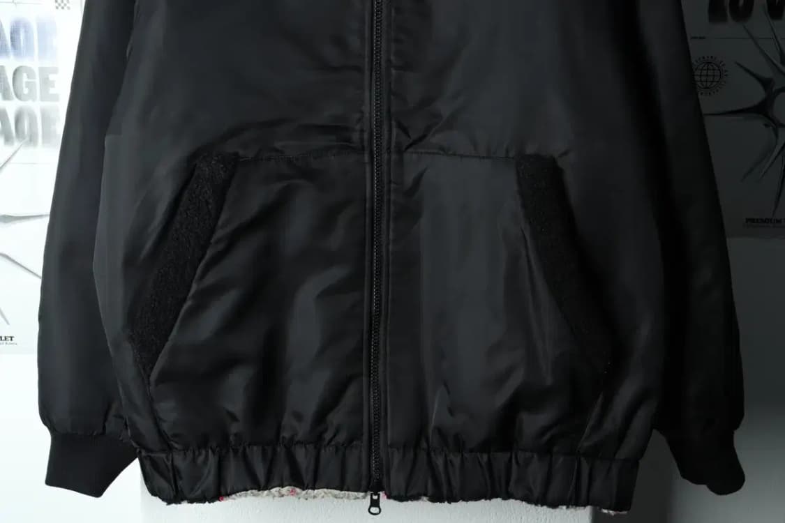 (L) 르꼬끄 패딩 점퍼자켓 리버시블 후리스 체크-163B0 상품이미지5