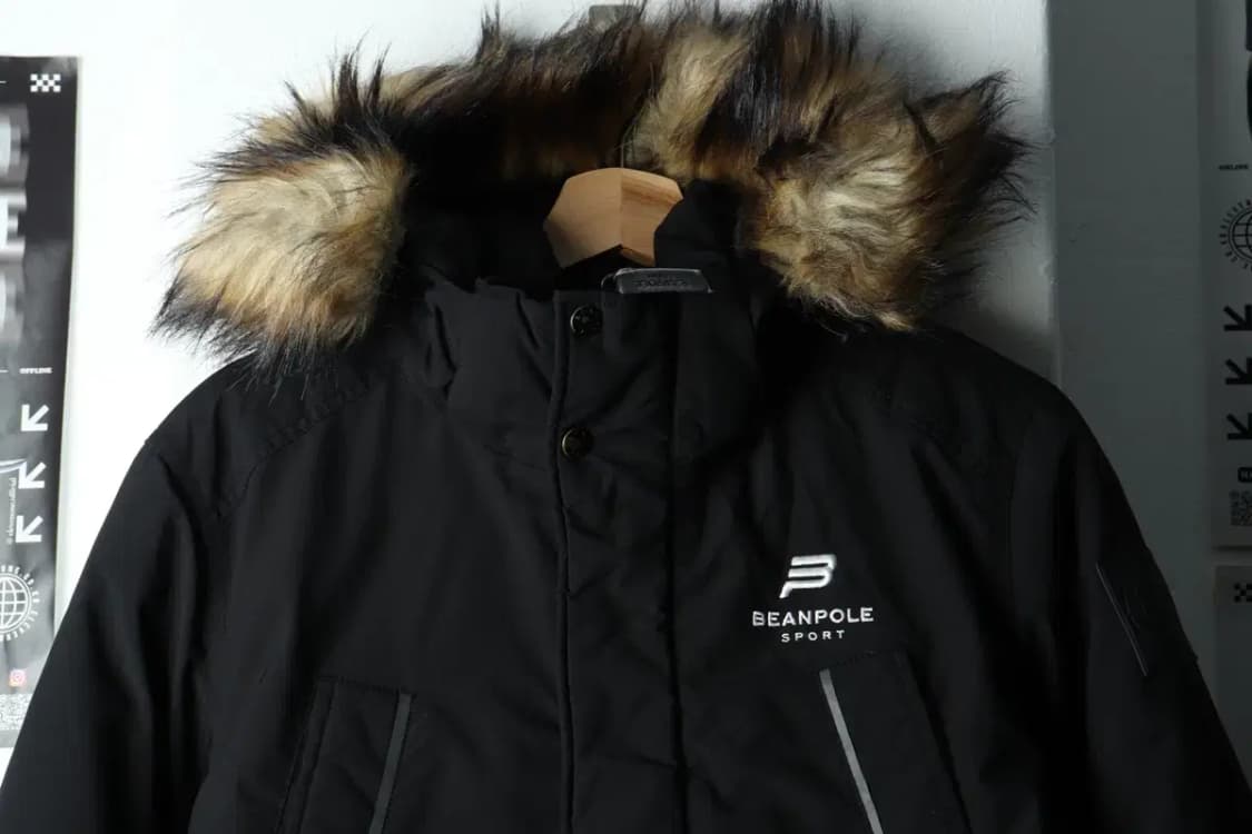 (M) 빈폴 패딩 점퍼자켓 덕다운 블랙 올드스쿨-163B1 상품이미지3