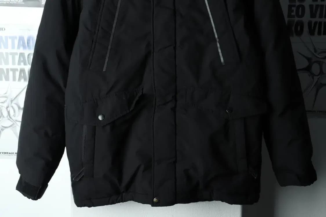 (M) 빈폴 패딩 점퍼자켓 덕다운 블랙 올드스쿨-163B1 상품이미지4