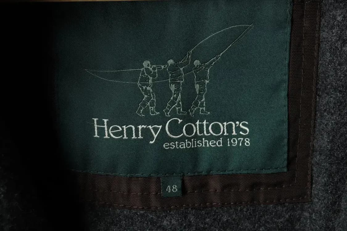 (M-L) 헨리코튼 패딩 점퍼자켓 내피 브라운 올드스쿨-163B2 상품이미지7