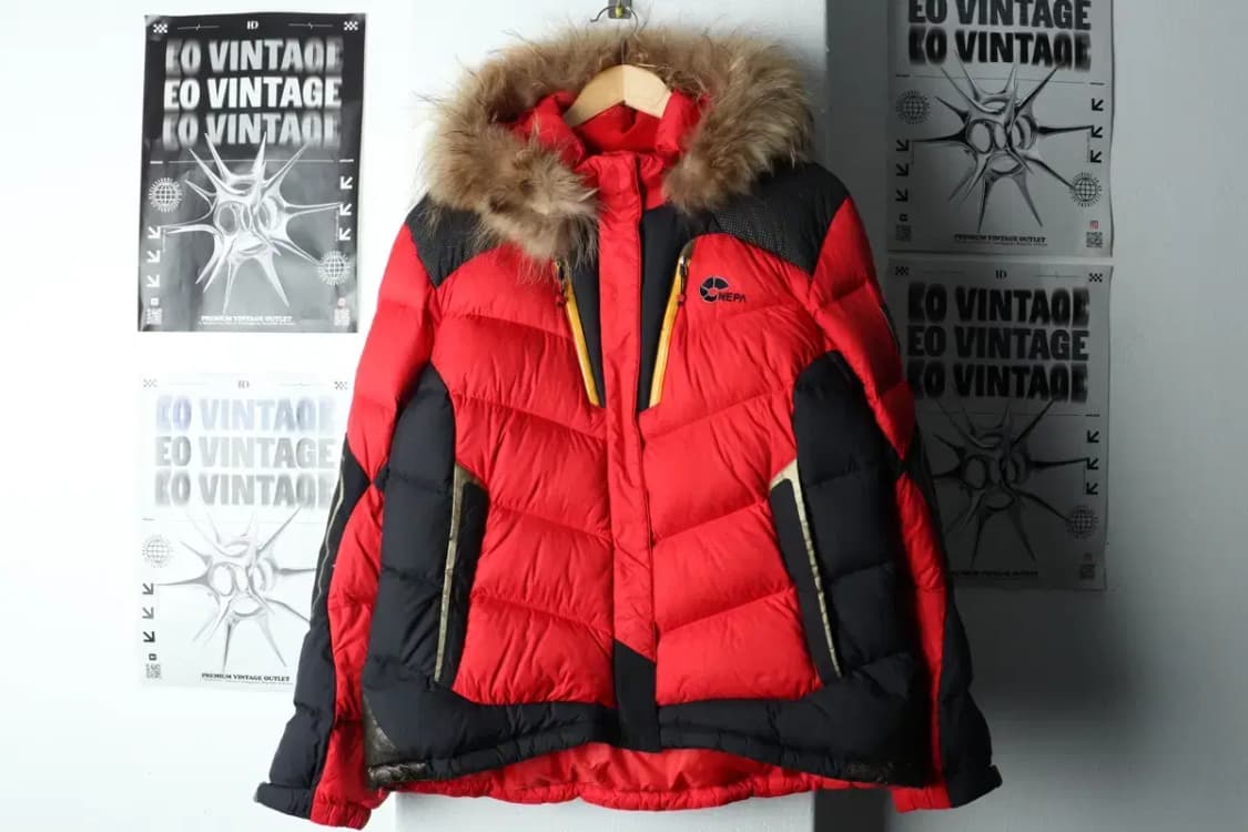 (XL) 네파 패딩 점퍼자켓 구스다운 레드 대장급 빵빵-163B4 상품이미지2