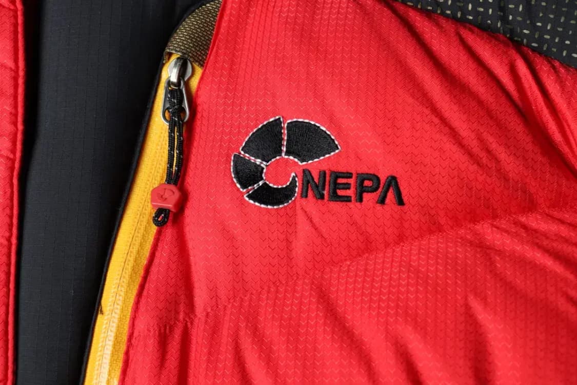 (XL) 네파 패딩 점퍼자켓 구스다운 레드 대장급 빵빵-163B4 상품이미지5