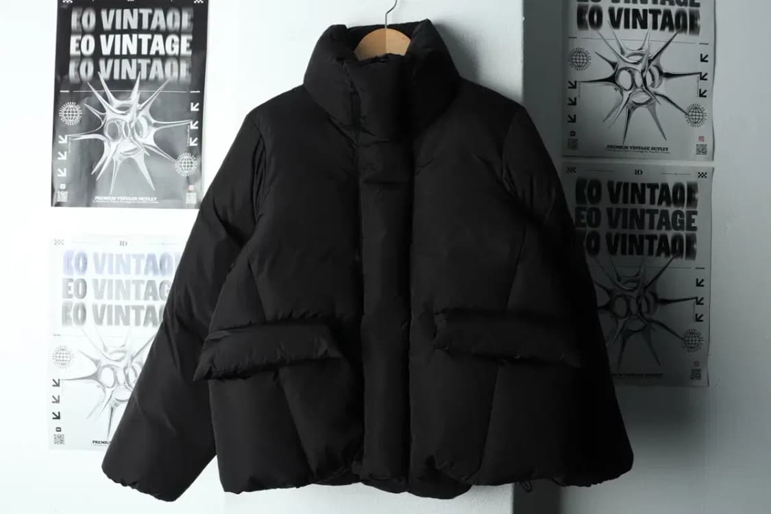 W(S-M) 구호 패딩 점퍼자켓 덕다운 크롭 숏패딩 푸퍼-163B5 상품이미지2