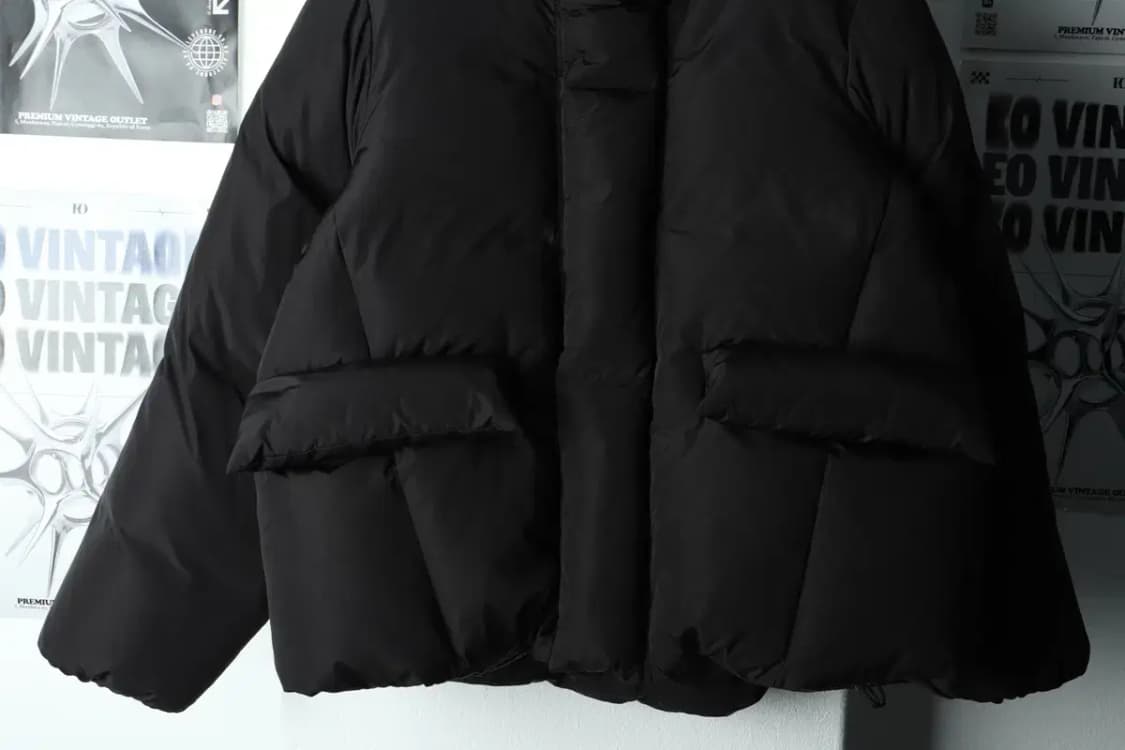 W(S-M) 구호 패딩 점퍼자켓 덕다운 크롭 숏패딩 푸퍼-163B5 상품이미지4