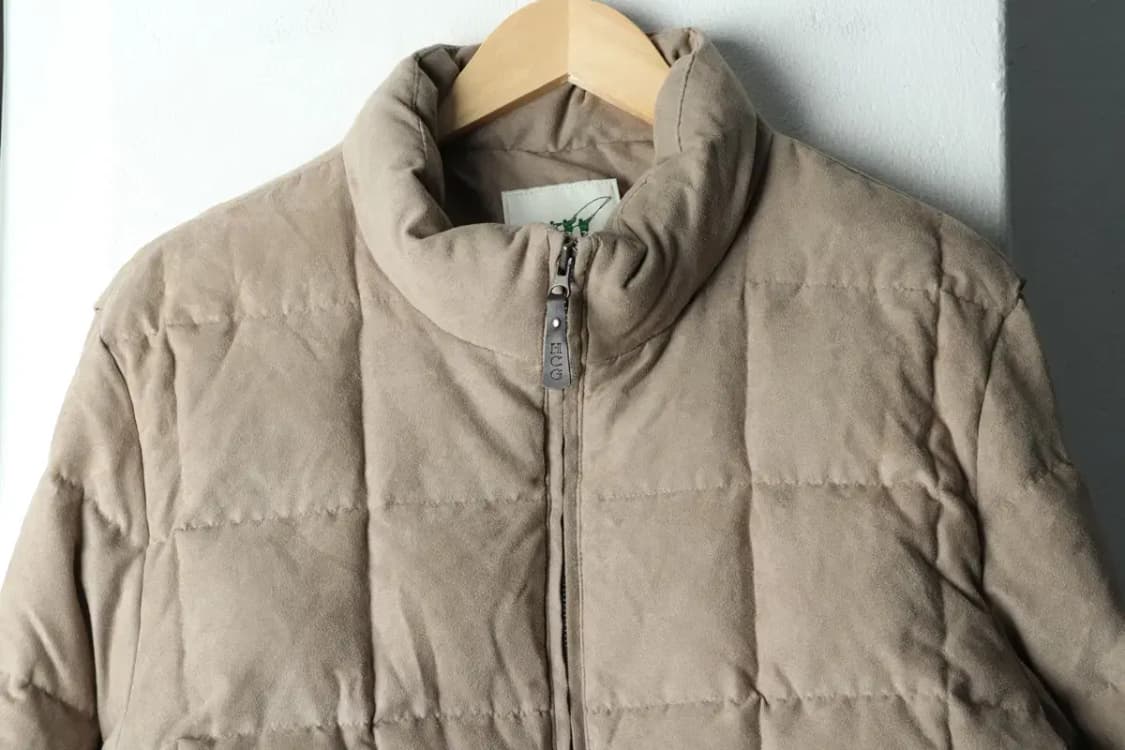 (XL) 헨리코튼 패딩 점퍼자켓 스웨이드 베이지 덕다운-163B7 상품이미지3