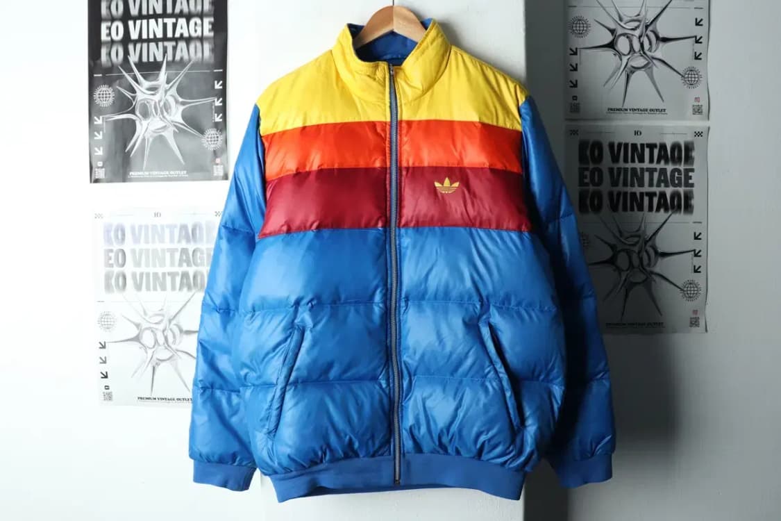 (L-XL) 아디다스 패딩 점퍼자켓 오리지널 덕다운 컬러믹스-163B9 상품이미지2