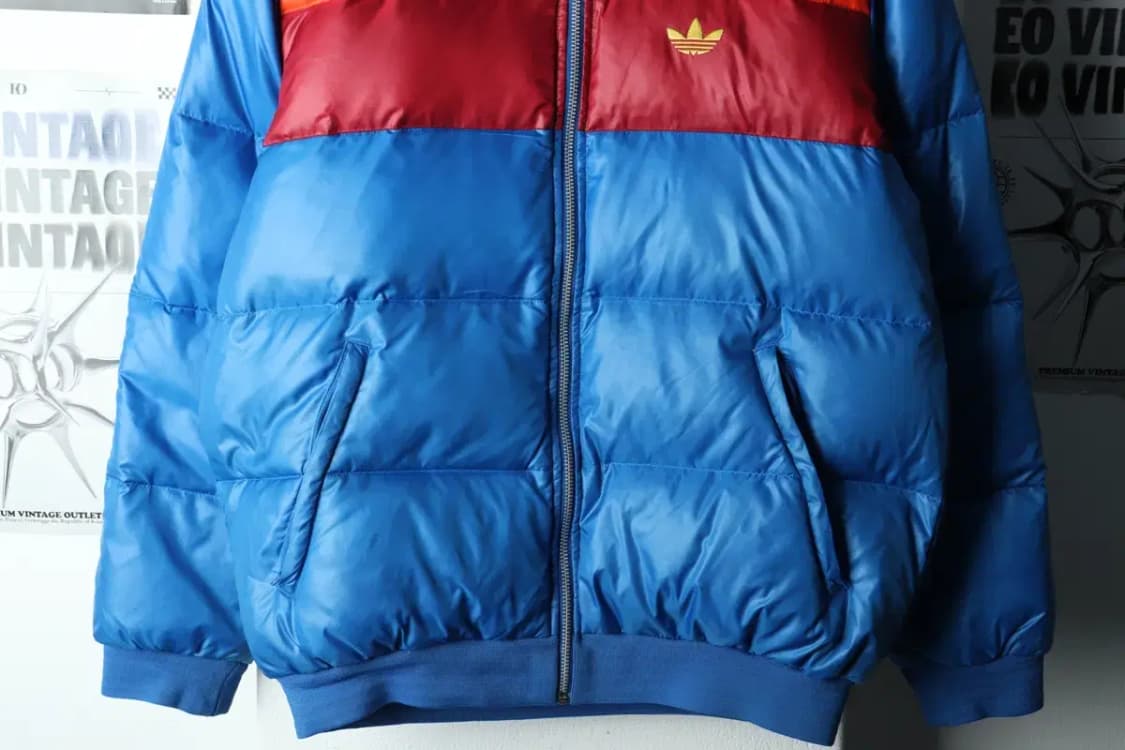 (L-XL) 아디다스 패딩 점퍼자켓 오리지널 덕다운 컬러믹스-163B9 상품이미지4