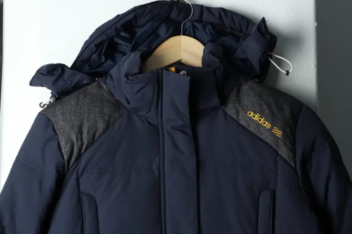 W(M) 아디다스 패딩 점퍼자켓 야상 덕다운 네이비-163BA 상품이미지3
