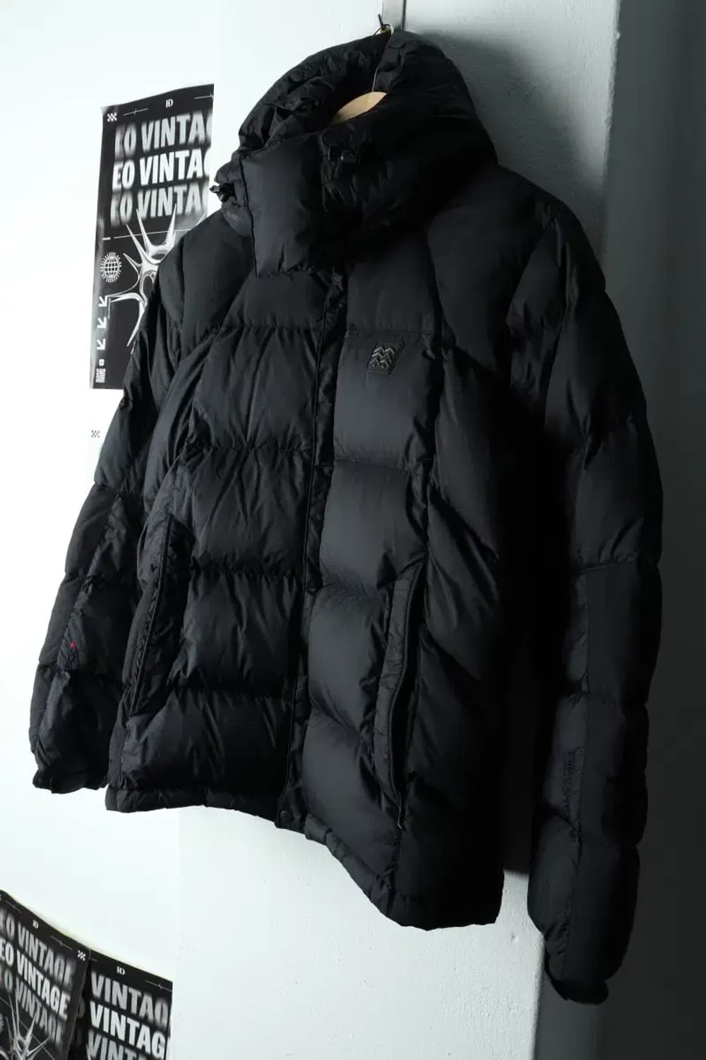 W(L) 코오롱스포츠 패딩 점퍼자켓 구스다운 블랙 한정판-163BD 상품이미지1