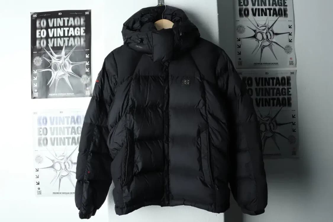 W(L) 코오롱스포츠 패딩 점퍼자켓 구스다운 블랙 한정판-163BD 상품이미지2