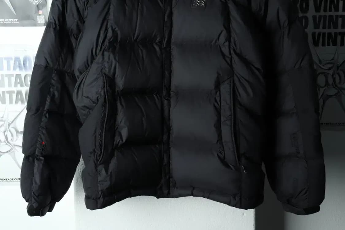 W(L) 코오롱스포츠 패딩 점퍼자켓 구스다운 블랙 한정판-163BD 상품이미지4