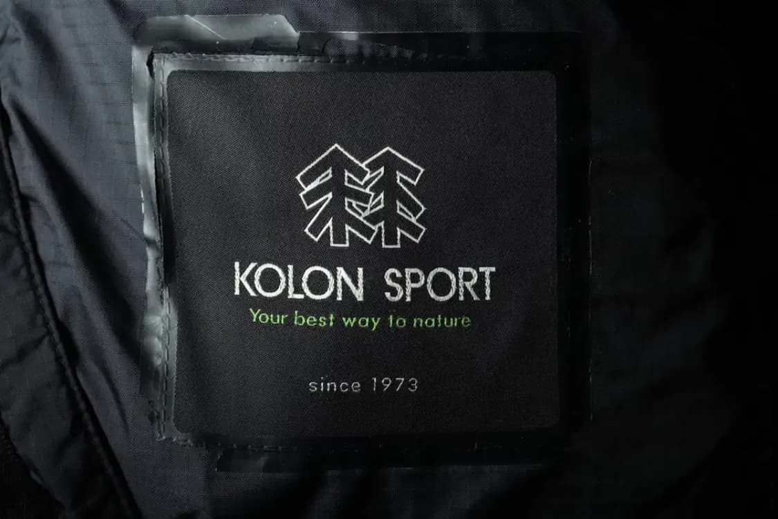 W(L) 코오롱스포츠 패딩 점퍼자켓 구스다운 블랙 한정판-163BD 상품이미지8