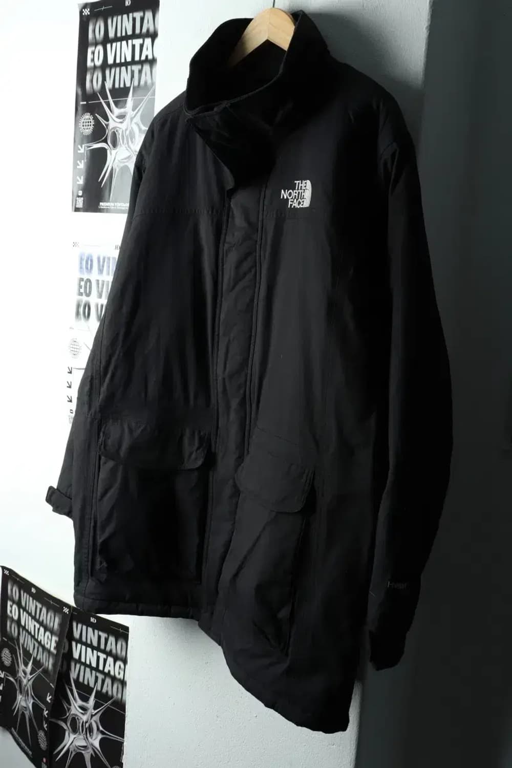 (M-XL) 노스페이스 패딩 점퍼자켓 경량 블랙 롱-163BF 상품이미지1