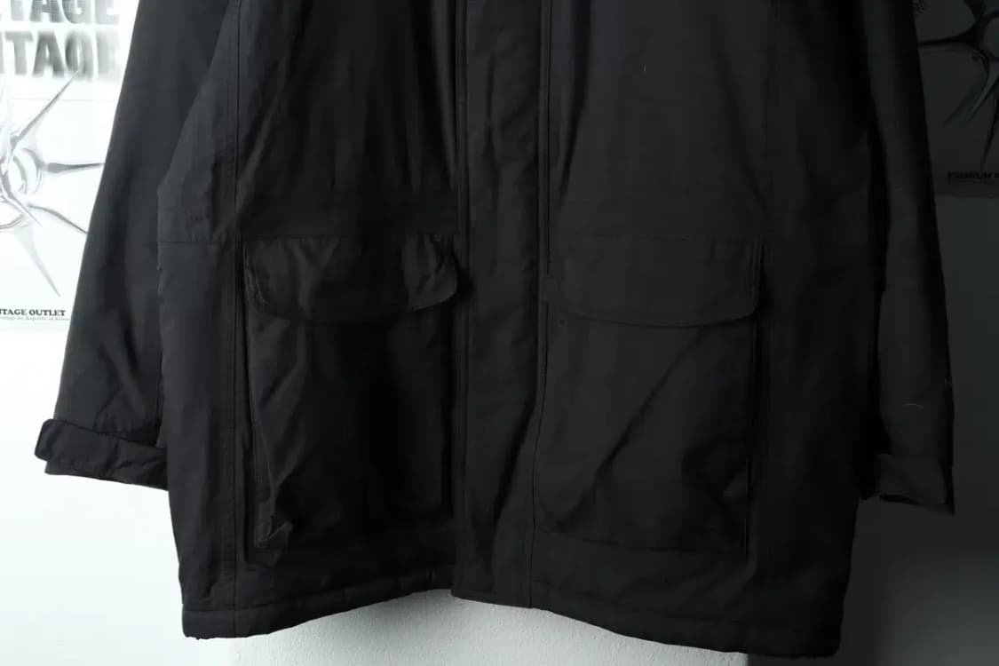 (M-XL) 노스페이스 패딩 점퍼자켓 경량 블랙 롱-163BF 상품이미지4