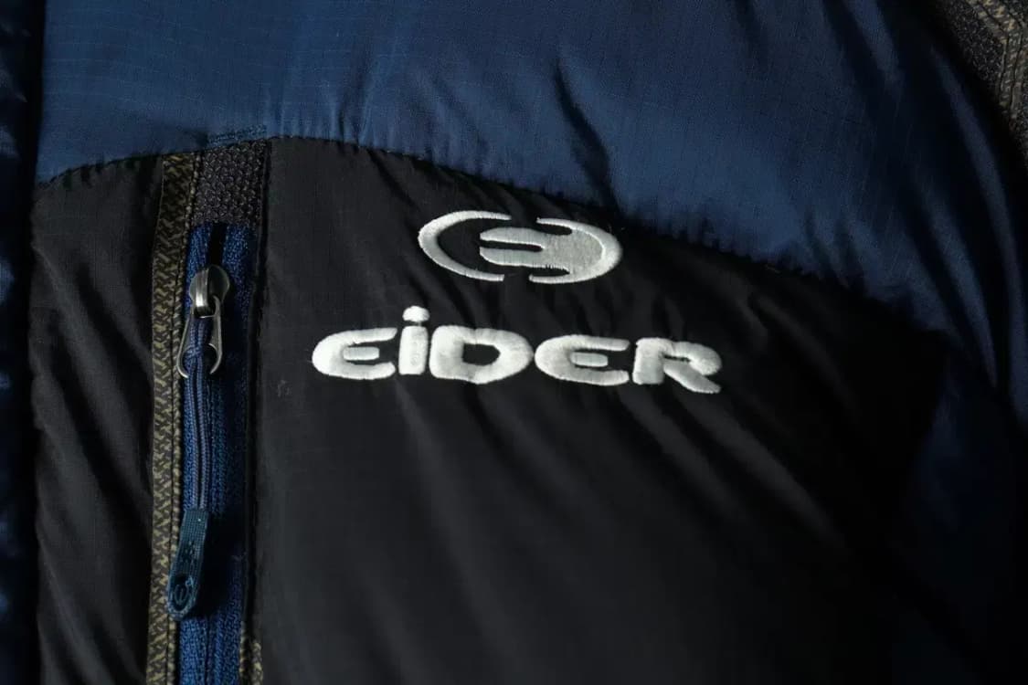 (L) 아이더 패딩 점퍼자켓 구스다운 블루 올드스쿨 대장급-163C0 상품이미지6