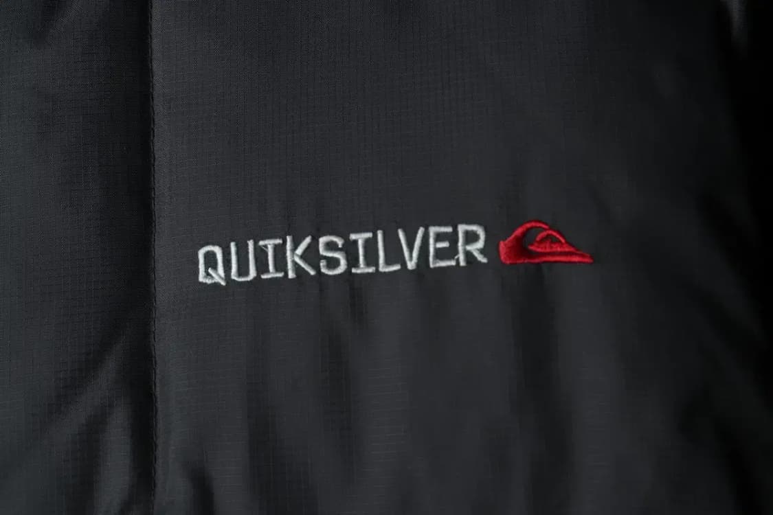 (M-L) 퀵실버 패딩 점퍼자켓 블랙 올드스쿨-163C1 상품이미지5