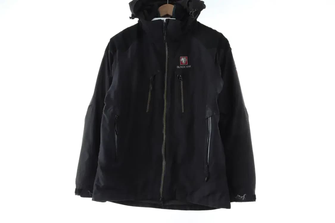 (S-M) 블랙야크 패딩 점퍼자켓 풀내피 블랙 바람막이-1645A 상품이미지2