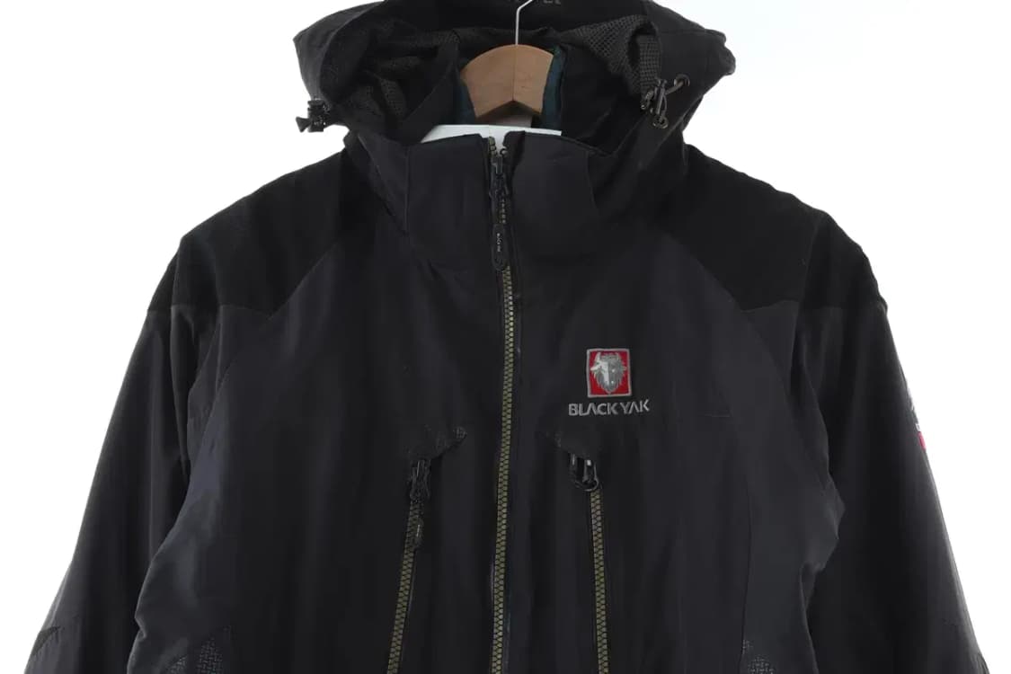 (S-M) 블랙야크 패딩 점퍼자켓 풀내피 블랙 바람막이-1645A 상품이미지3