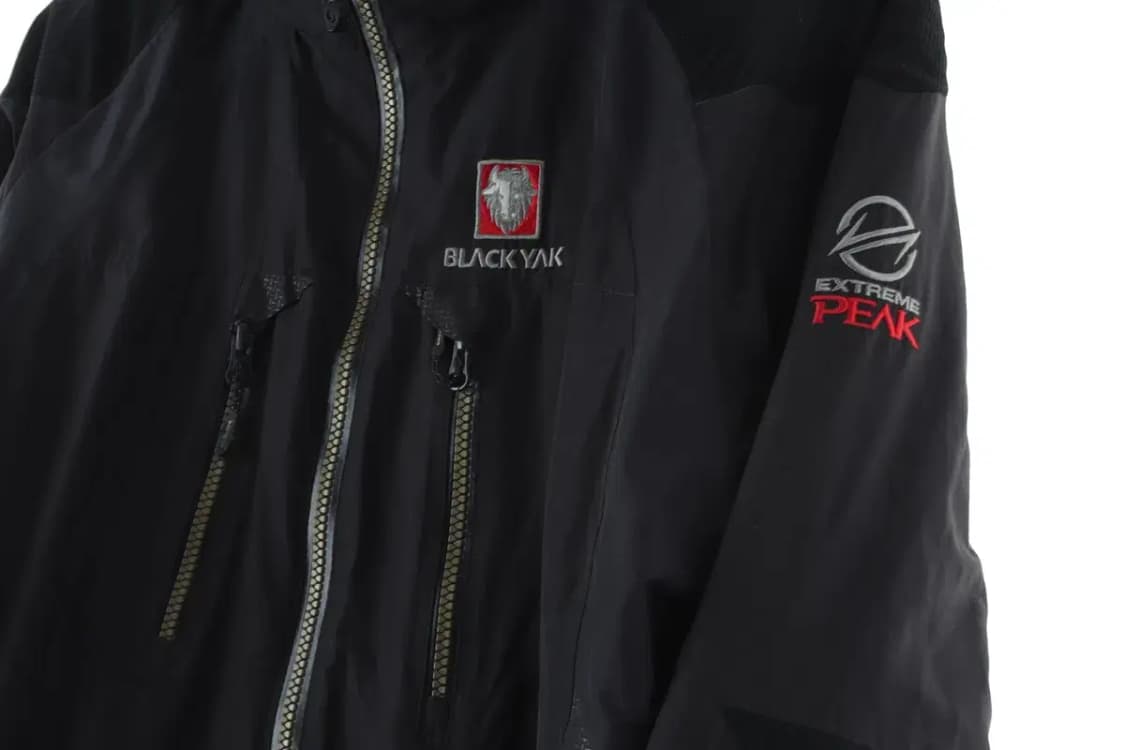 (S-M) 블랙야크 패딩 점퍼자켓 풀내피 블랙 바람막이-1645A 상품이미지5