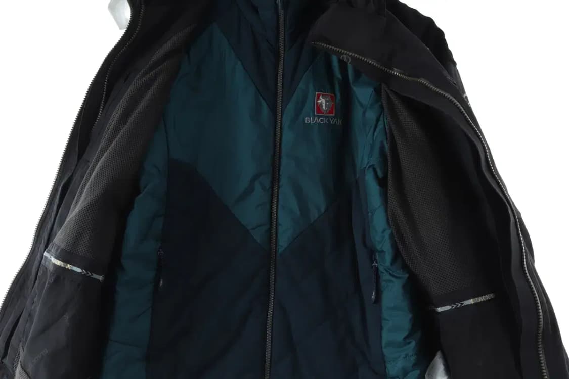 (S-M) 블랙야크 패딩 점퍼자켓 풀내피 블랙 바람막이-1645A 상품이미지6