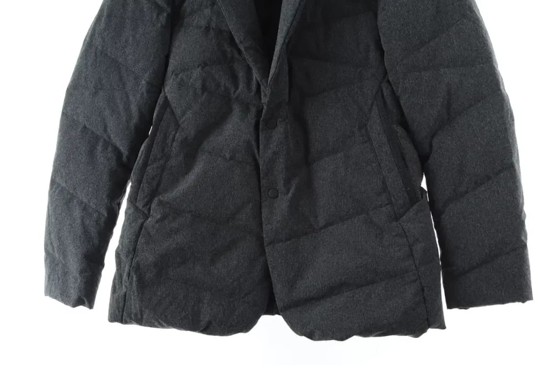 (L) 지오지아 패딩 점퍼자켓 테일러 덕다운 차콜-1645D 상품이미지4