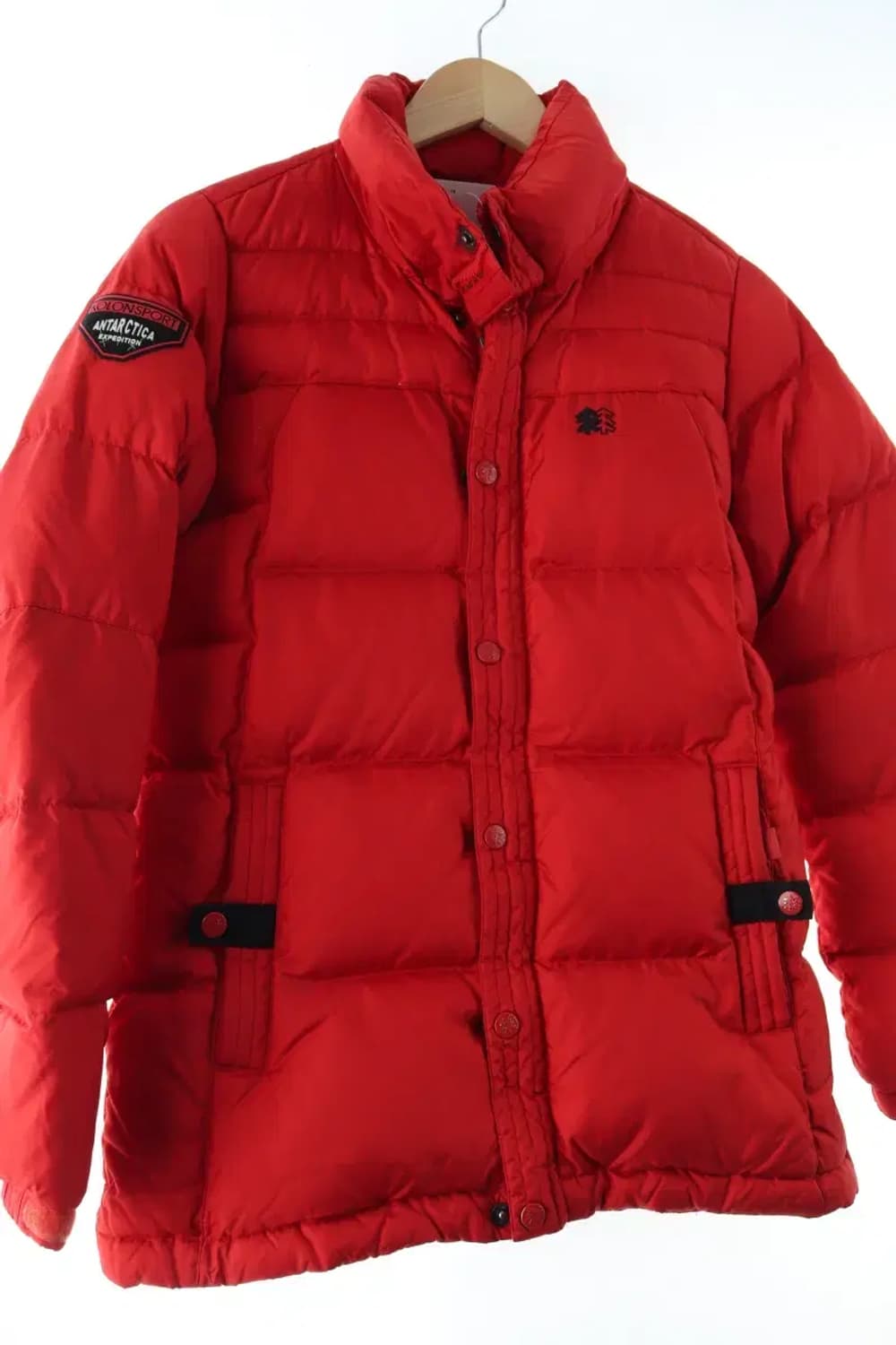 W(M) 코오롱스포츠 패딩 점퍼자켓 레드 대장급 빵빵 기능성-1645E 상품이미지1
