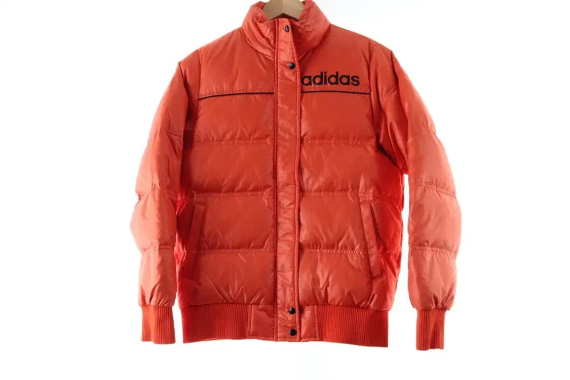W(M) 아디다스 패딩 점퍼자켓 주황 덕다운 올드스쿨 따뜻-16462 상품이미지2