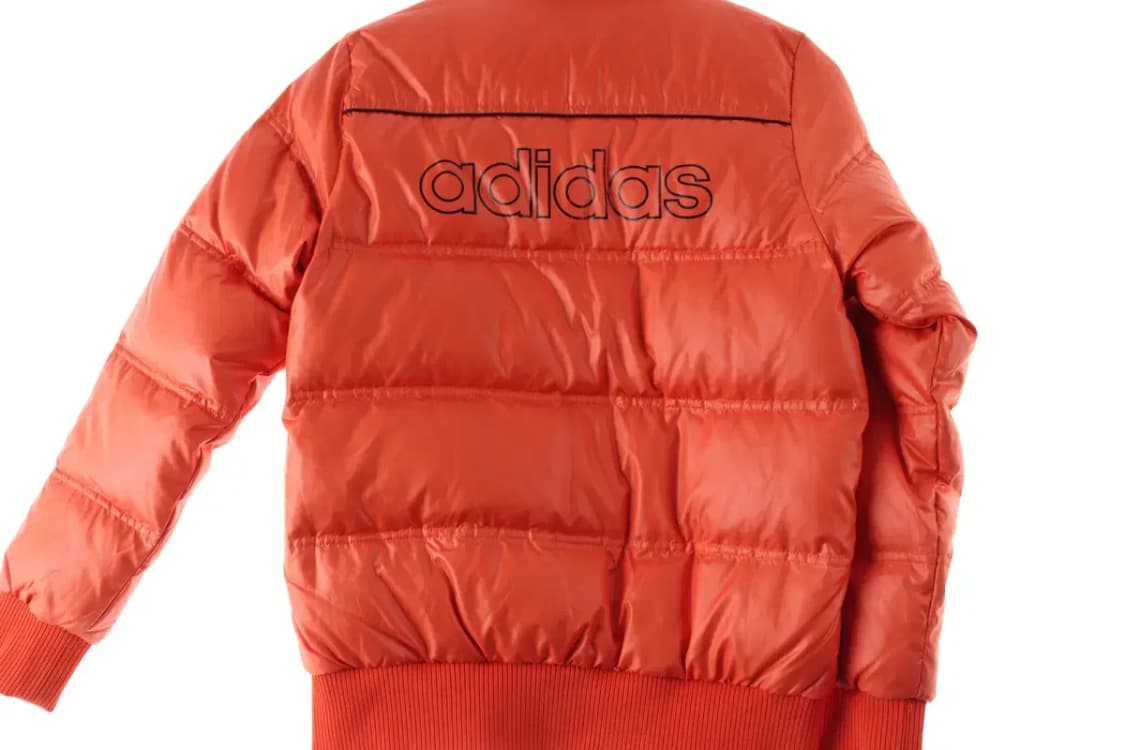 W(M) 아디다스 패딩 점퍼자켓 주황 덕다운 올드스쿨 따뜻-16462 상품이미지6